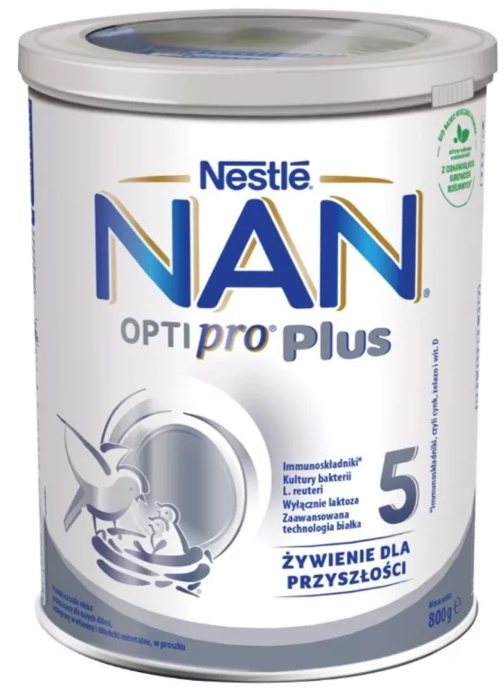 NESTLE NAN OPTIPRO PLUS 5 PUSZKA 800G