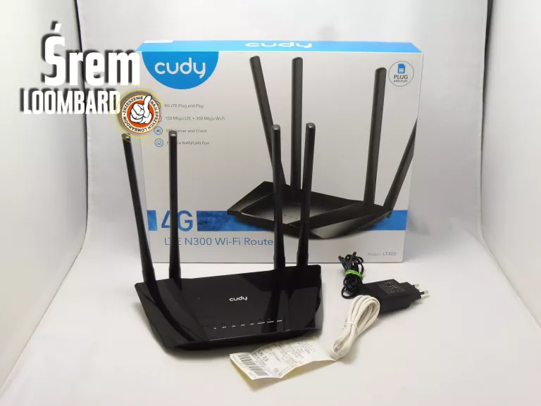 ROUTER CUDY LT400, KPL, GWARANCJA, BDB STAN!