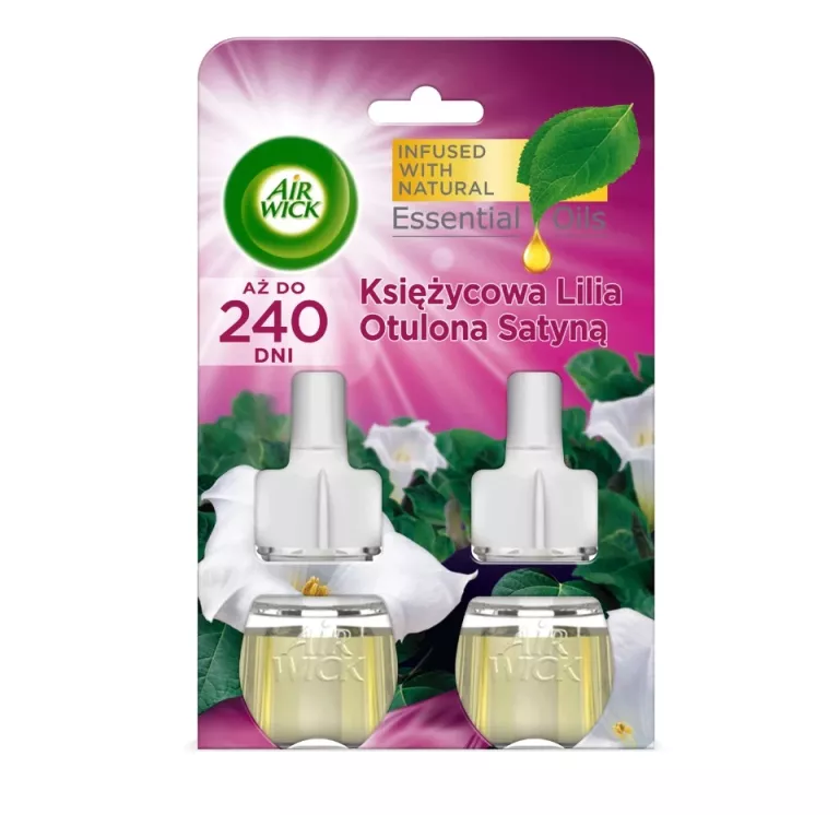 AIR WICK WKŁAD ELEKTRYCZY DO ODŚWIEŻACZA KSIĘŻYCOWA LILIA SATYNA 2X19ML