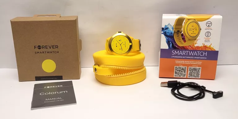SMARTWATCH FOREVER CW-300 ŻÓŁTY