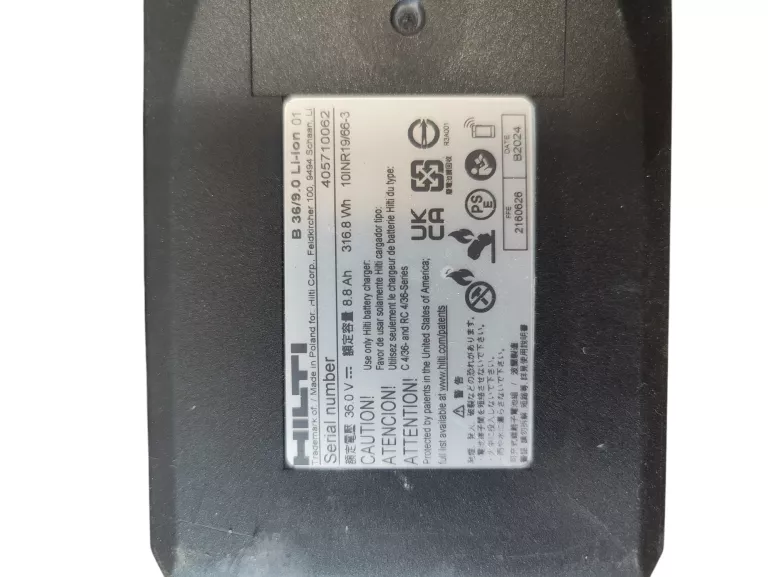 MŁOTOWIERTARKA HILTI TE 60-A36 + 2 AKU
