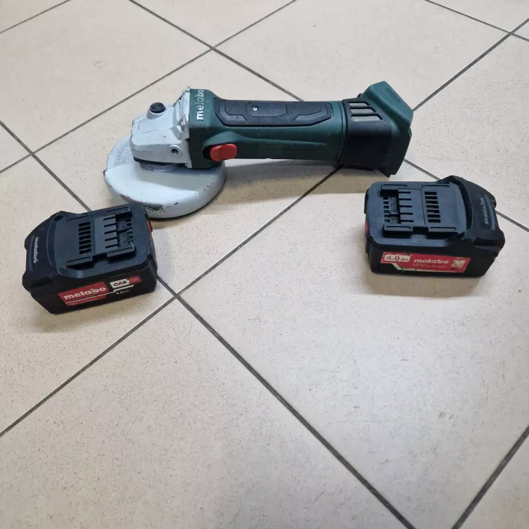SZLIFIERKA METABO W 18 LTX 125 QUICK 2 AKUMULATORY 4,0AH