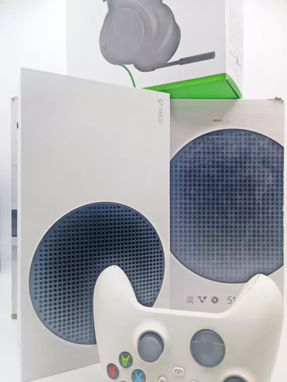 KONSOLA XBOX SERIES S 512GB + SŁCHAWKI+ STACJA DOKUJACA