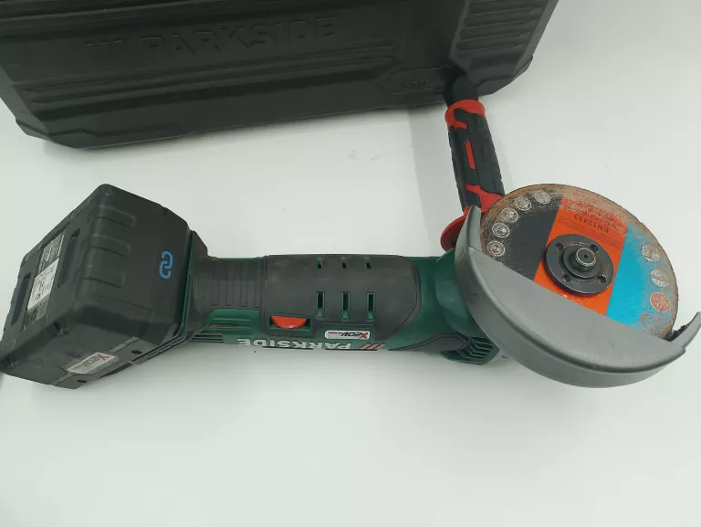 SZLIFIERKA 20V PARKSIDE PWSA 20-LI D4 + WALIZKA + AKUMULATOR + ŁADOWARKA