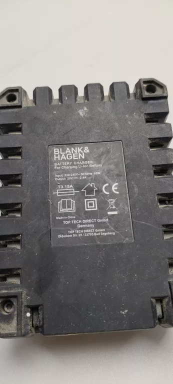 SZLIFIERKA KĄTOWA BLANK HAGEN ŁAD BATERIA