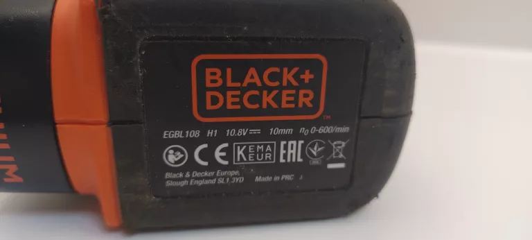 WKRĘTARKA BLACK&DECKER EGBL108 10,8V