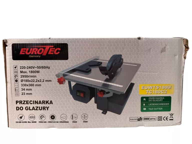 EUROTEC TC180C2  PRZECINARKA STOLIKOWA EUROTEC 1800 W