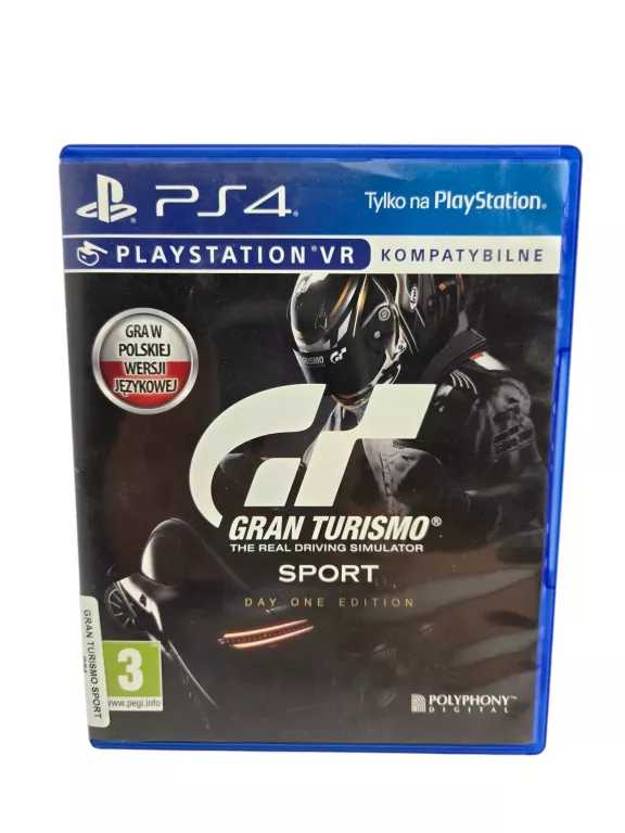 GRA PS4 GRAN TURISMO SPORT PLAYSTATION 4