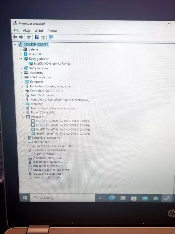 LAPTOP HP ELITEBOOK FOLIO 9480M I5-4310U 8/512GB SSD