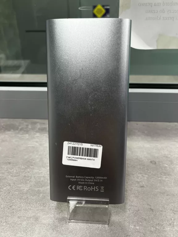 POWERBANK MANTA 12000MAH