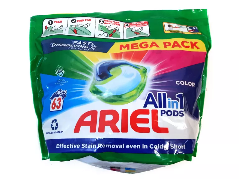 TABLETKI DO PRANIA ARIEL ALL IN 1 PODS 63 SZTUK