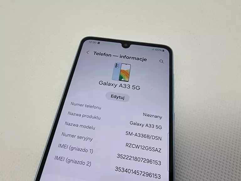 SAMSUNG GALAXY A33 5G 6/128GB DUAL SIM