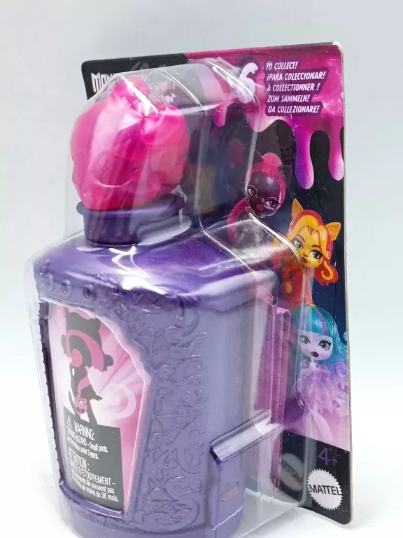 LALKA MONSTER HIGH POTIONS ELIKSIRY MINILALKA SERIA 2 RÓŻOWY KOREK MATTEL