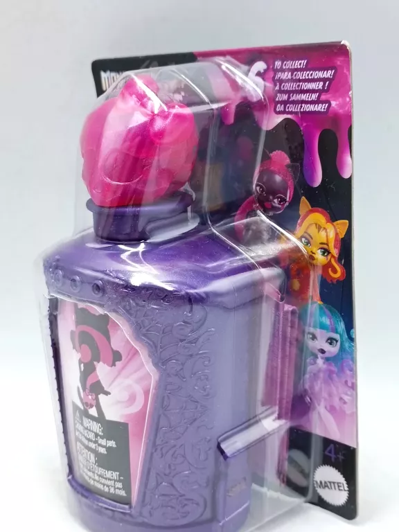 LALKA MONSTER HIGH POTIONS ELIKSIRY MINILALKA SERIA 2 RÓŻOWY KOREK MATTEL