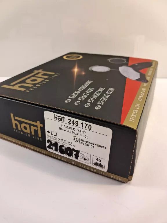 KLOCKI HAMULCOWE HART PREMIUM LINE