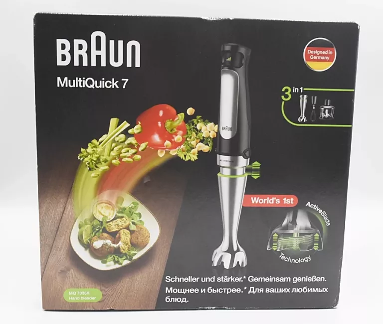 BLENDER RĘCZNY BRAUN MQ7035 1000W CZARNY