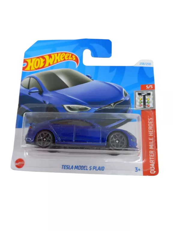 SAMOCHODZIK HOT WHEELS TESLA MODEL S PLAID 238/250 HRY91