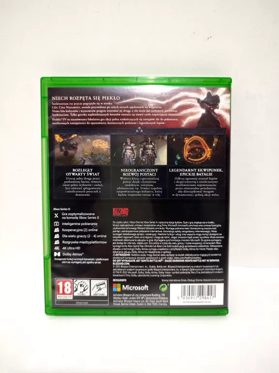 GRA XBOX ONE DIABLO IV - ZESTAW MIĘDZYGENERACYJNY