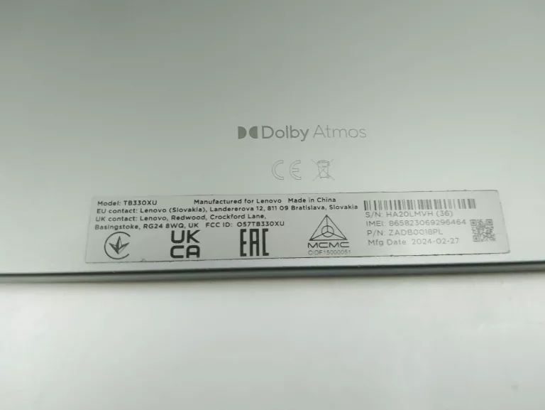 TABLET LENOVO TAB M11 WITH PEN