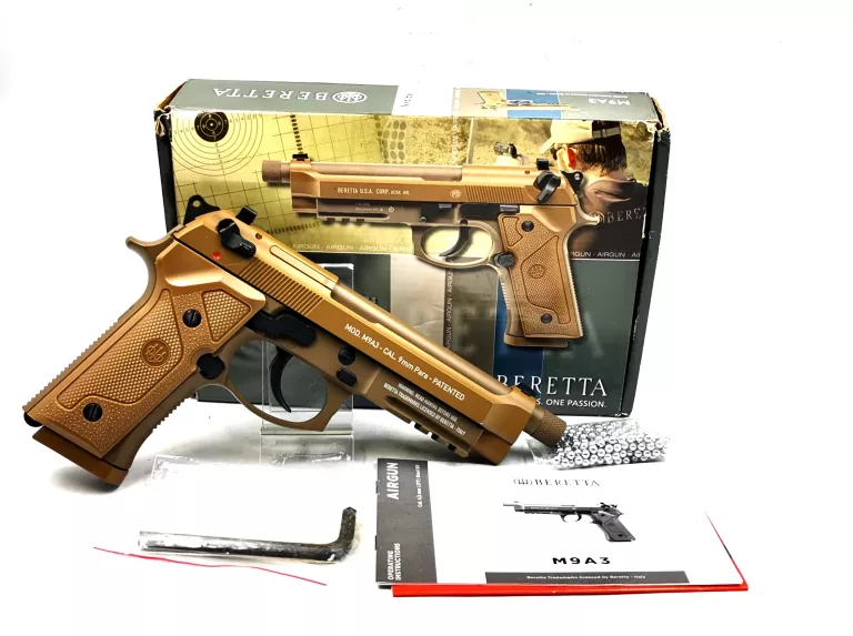 WIATRÓWKA BERETTA M9A3- CAL.9MM PARA - PANTENTED/ PUDEŁKO