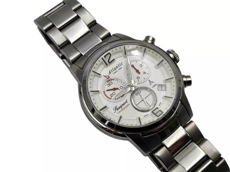 ZEGAREK MĘSKI ATLANTIC SEASPORT 87461 100WR DATOWNIK CHRONOGRAF