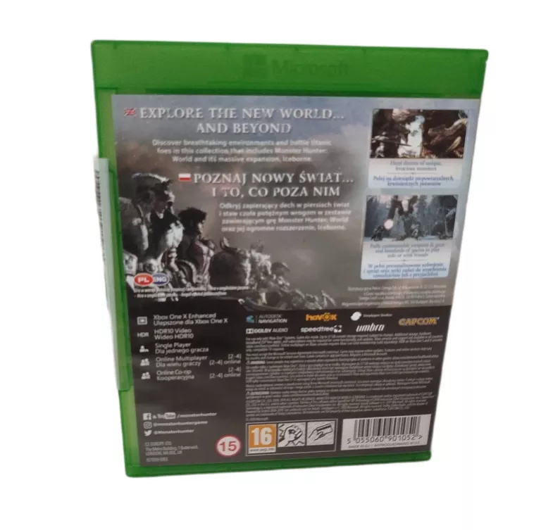 GRA NA XBOX ONE MONSTER HUNTER WORLD ICEBORNE MASTER EDITION