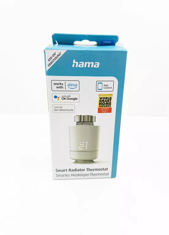 INTELIGENTNY TERMOSTAT GRZEJNIKOWY HAMA 176649