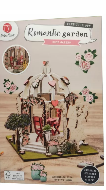 DECOTIME ROMANTIC GARDEN ROMANTYCZNY OGRÓD 120X110X130MM