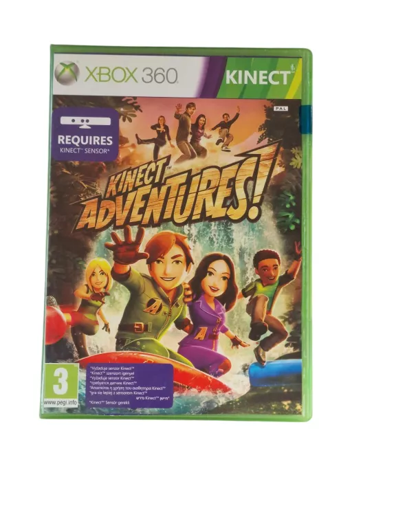 KINECT ADVENTURES XBOX 360