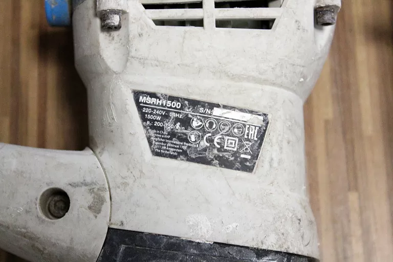 MŁOTOWIERTARKA MACALLISTER MSRH1500 SDS PLUS 1500W