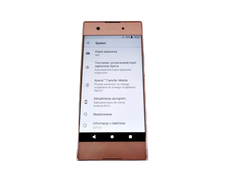 SMARTFON SONY XPERIA XA1 DUAL SIM RÓŻOWY 3 GB / 32 GB DUAL SIM EKRAN 5"