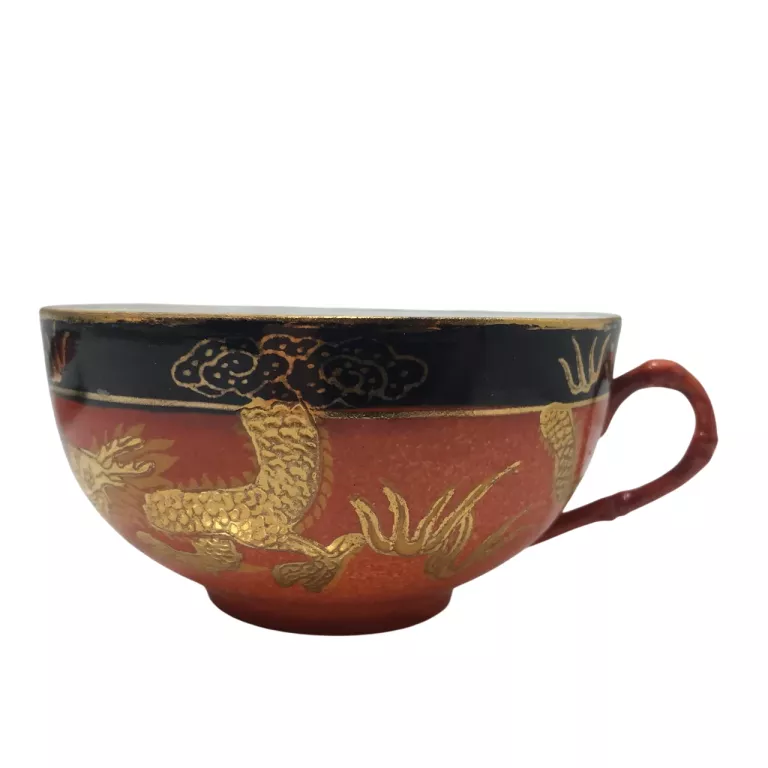 CHIŃSKA PORCELANA FILIŻANKA Z PODSTAWKĄ