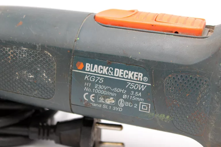 SZLIFIERKA KĄTOWA BLACK&DECKER KG75 115MM 750W