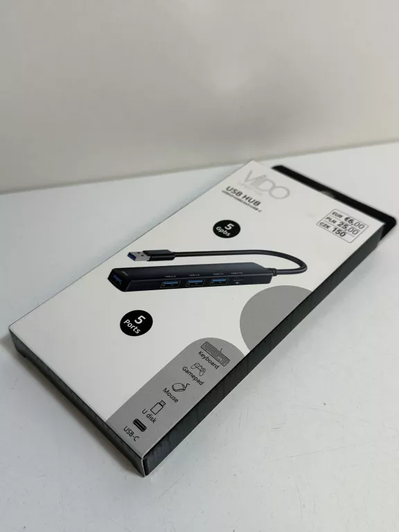 HUB USB VIIDO ST-JL101A - UNIWERSALNY ROZDZIELACZ USB 3.0 Z 4 PORTAMI