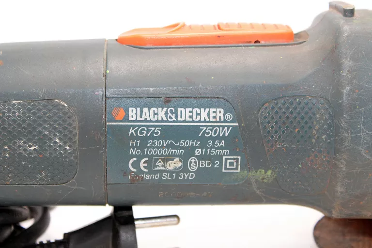 SZLIFIERKA KĄTOWA BLACK&DECKER KG75 115MM 750W