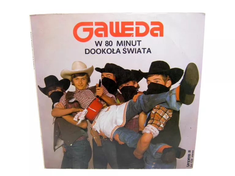 PŁYTA WINYLOWA GAWĘDA - W 80 MINUT DOOKOŁA ŚWIATA