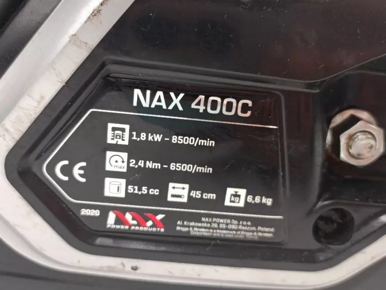 PIŁA SPALINOWA NAX 400C BRIGGS&STRATTON 45CM 1,8KW