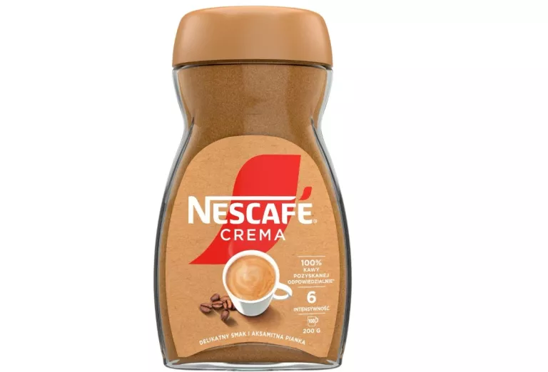 KAWA ROZPUSZCZALNA NESCAFE CREMA 200 G