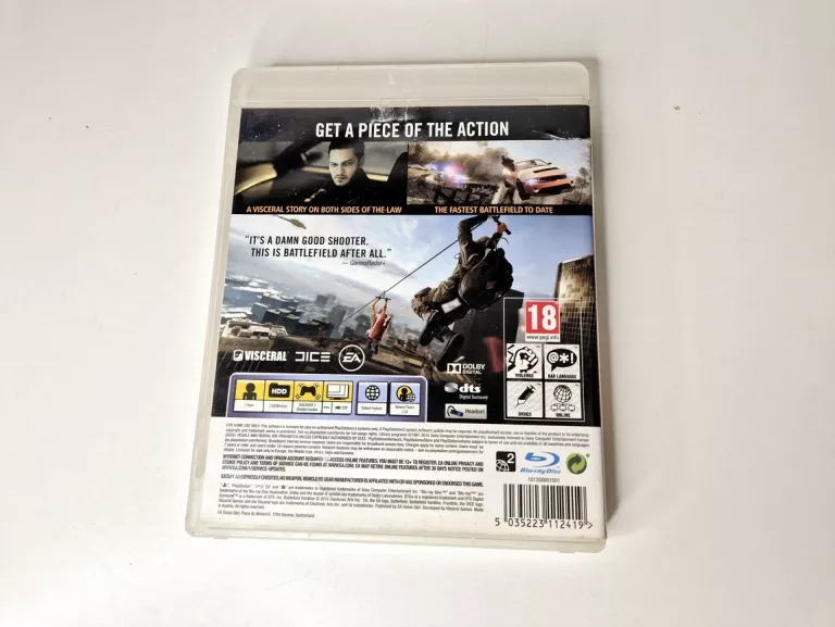 GRA NA PS3 BATTLEFIELD HARDLINE