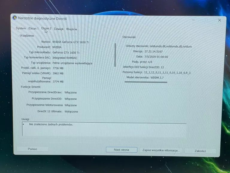 LAPTOP ACER NITRO 5 N20C1 RYZEN 5 4600H 8/512 GTX 1650TI