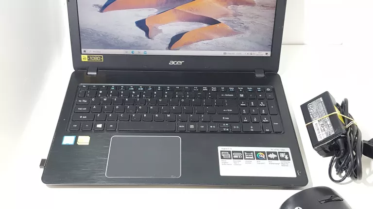 LAPTOP ACER ASPIRE F 15 W10/128GB/4GB/I5 ZASILACZ MYSZKA