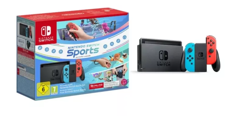 KONSOLA NINTENDO SWITCH SPORTS RED&BLUE + 12 MIES. NINTENDO SWITCH ONLINE