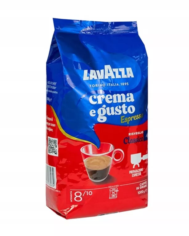 LAVAZZA CREMA E GUSTO CLASSICO KAWA ZIARNISTA 1KG