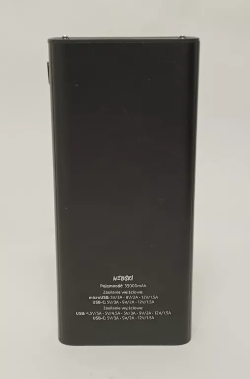 POWERBANK WEBSKI 22.5 W 30000MAH CZARNY