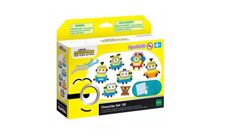 AQUABEADS ZESTAW MINIONKI KORALIKI WODNE ZESTAW KREATYWNY 31605