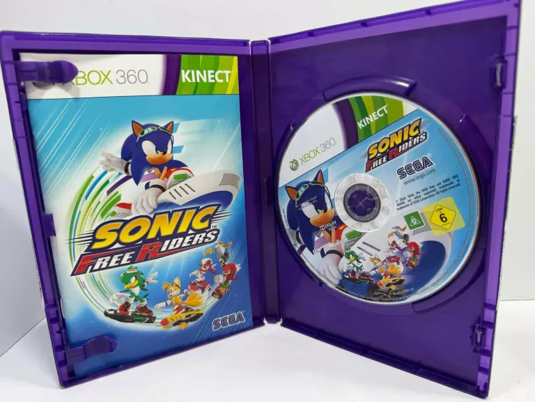 SONIC FREE RIDERS XBOX 360 KINECT