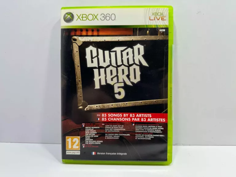 GUITAR HERO 5 MICROSOFT XBOX 360