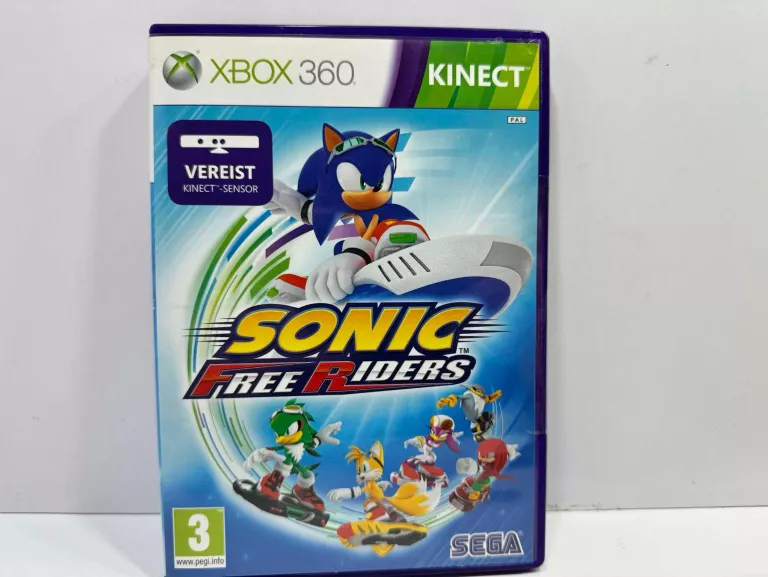 SONIC FREE RIDERS XBOX 360 KINECT