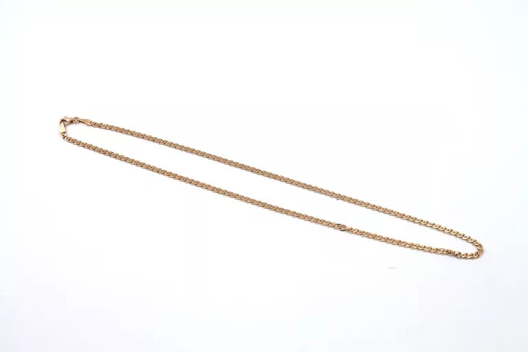 ŚLICZNY ZŁOTY ŁAŃCUSZEK -585- 50CM