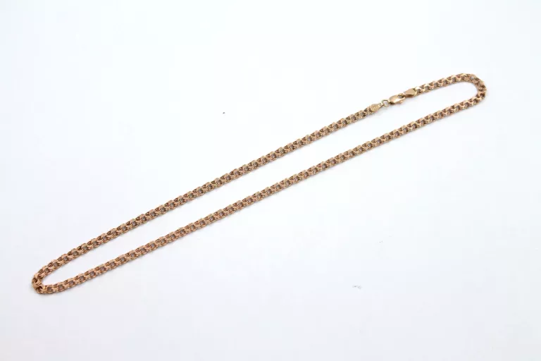 ŚLICZNY ZŁOTY ŁAŃCUSZEK -585- 50CM
